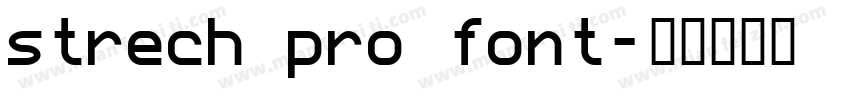 strech pro font字体转换